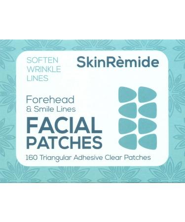Facial Plasters for Smoothing Lines & Wrinkles | 160 Transparent Anti-Fold Dots - Triangular Shape for Forehead & Smile Lines - Buy Online on GoSupps.com
