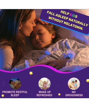 LILICARE Kids Sleep Gummies - Magnesium Glycinate Gummies Melatonin Free Sleep Aid | Magnesium Calcium D3 B6 L Theanine | Kid Melatonin Alternative for Restful Sleep (Pack of 2) - Buy Online on GoSupps.com