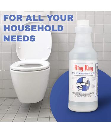 Ring King Toilet Ring Remover & NatureTek Bowl Cleaner - 32 Fl Oz - Fast Acting Stain & Scale Remover - No Scrubbing Needed - Buy Online on GoSupps.com