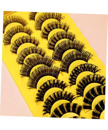 50 Pairs Fluffy Natural Fake Eyelashes - Realistic Full Strip Lashes for Women | Bulk Makeup Tools - Buy Online on GoSupps.com