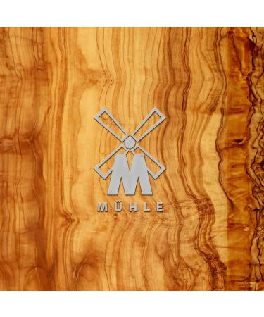 M HLE Vivo Shaving Brush - Pure Badger Hair Olive Wood Handle & Chrome Accents | Premium Shaving Brush for a Luxurious Shave - Buy Online on GoSupps.com
