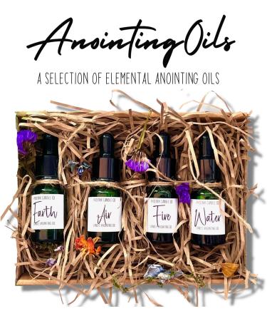  Phoenix Candle Company Anointing Oil Set | for Spell Candles | Protection | Wealth | Love | Healing | Grounding | Glass Dropper Bottle | 10 ml (Elemental Oil Set) - Buy Online on GoSupps.com