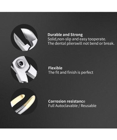 Faruijie Dental Cutter Plier - Professional Stainless Steel Orthodontic Ligature Wire Cutter - Buy Online on GoSupps.com