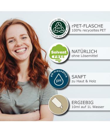 Oli-Natura Wood Soap 1L | Natural Cleaner for Oiled & Waxed Wood Surfaces | Ideal for Parquet Furniture & Stairs - Buy Online on GoSupps.com