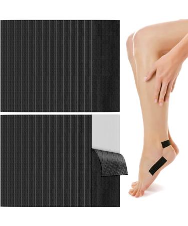 Timgle 80 Pcs Moleskin Tape Moleskin Adhesive Pads Fabric Blister Pads Blister Prevention Tape Moleskin Padding for Body Skin Protection Shoes Boots Hiking Friction Reducing Black 3.14 x 0.98 Inch