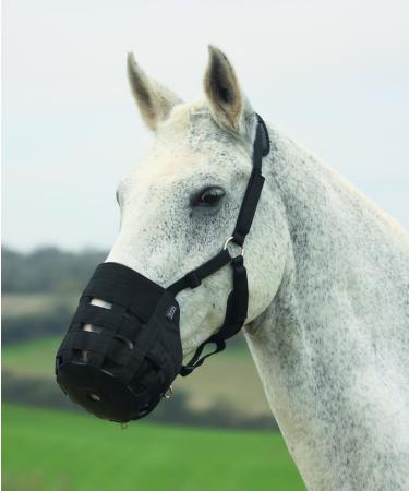 Shires Comfort Grazing Muzzle Black Small Pony