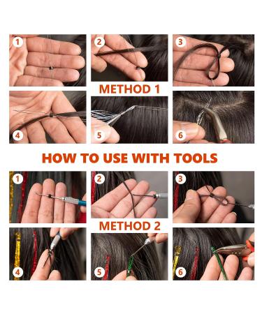 16 Color Fairy Hair Tinsel Kit - 3200 Strands, 47 Inch Extensions with Glitter, Micro Beads, and Crochet Tools for Women & Girls - Buy Online on GoSupps.com