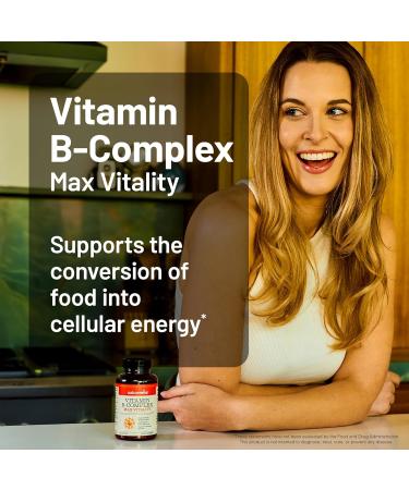 NatureWise Vitamin B Complex for Women and Men - with Folic Acid Biotin B1 B2 B3 B6 B12 - Support Cellular Energy & Mental Clarity - Gluten & Dairy Free Non-GMO - 60 Softgels 2-Month Supply 60 Count (Pack of 1) Vitamin - Buy Online on GoSupps.com