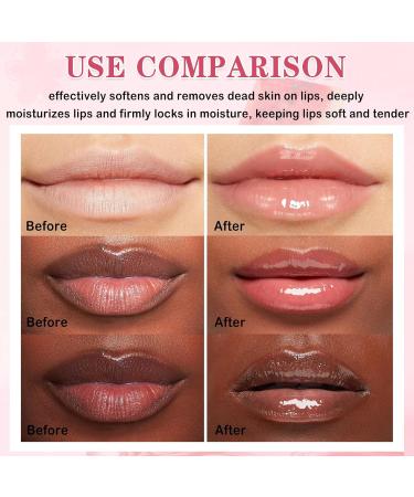 LZXLUKGIR 4PCS Lip Scrub and Mask Set,Strawberry and Honey Pot Lip Balm,Reduces Lip Lines Lip Exfoliator Scrub and Moisturizer,Repair Bee Lip Balm and Lip Scrub Set,Lip Mask Overnight - Buy Online on GoSupps.com