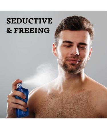 NovoGlow Blue For Men - 3.4 Fl Oz Eau De Parfum Spray for Men - Long Lasting Warm Masculine & Spicy Fragrance Smell Fresh All Day Long Gift for Men for All Occasions - Buy Online on GoSupps.com