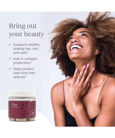 Yoli Glow Hair Skin Nails Vitamins with Biotin 5000mcg Collagen & Folate | Biotin Collagen Supplements - Buy Online on GoSupps.com