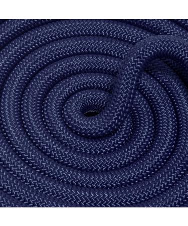 Allesoo 5m Dark Blue Dog Leash & Collar | Durable Polypropylene Rope 8mm Thickness - Perfect for Tail & T-Shakes - Buy Online on GoSupps.com