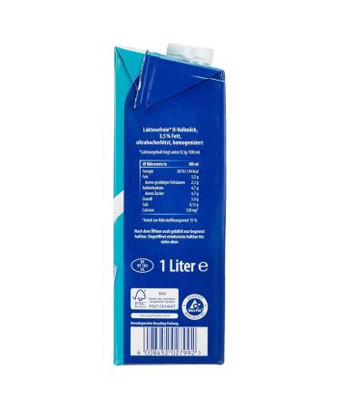 Weihenstephan Lactose-Free Long-Life Milk 3.5% - 12 x 1L Pack | International Shipping Available - Buy Online on GoSupps.com