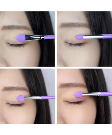 LORMAY 9 Pcs Silicone Makeup Brush Set for Face, Eyes, and Lips - Purple (9 Piece Set) - Buy Online on GoSupps.com