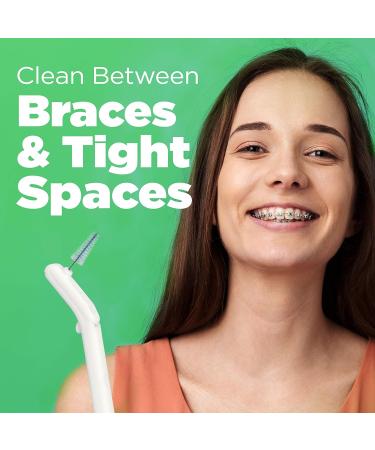 GUM Refill (tapered) Narrow with antibacterial bristles 1 pack of 10 414DZ Narrow 10 count (Pack of 1) - Buy Online on GoSupps.com