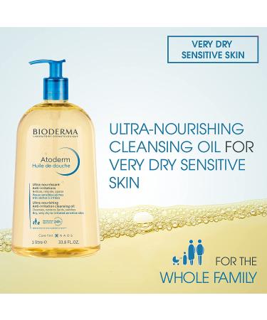 Bioderma Atoderm Cleansing Oil 6.7 fl oz - Ultra-Nourishing & Anti-Irritation - Buy Online on GoSupps.com