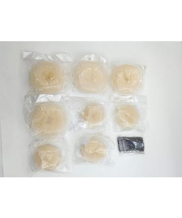 8-Piece Hair Donut Set with 50 U-Shape Hair Clips - Stylish Hair Knot Ring & Pillow for Perfect Hair Styling - Buy Online on GoSupps.com
