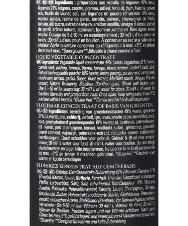 CHEF Vegetable Liquid Concentrate 1 Litre - Premium Quality for Gourmet Cooking - Buy Online on GoSupps.com