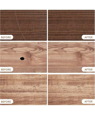 Premium Wood Furniture Repair Kit - 8 Colors Fillers & Touch-Up Markers for Scratches Stains | Restore Tables Cabinets Floors & Doors - 20 Sets - Buy Online on GoSupps.com