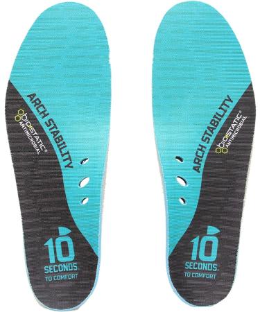 10 Seconds 3720 Arch Stability Insoles - Aqua M 13/13.5 - 1 Pair - Buy Online on GoSupps.com