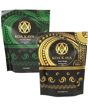 1 lb Vanuatu plus 8 oz Tongan Kava Bundle