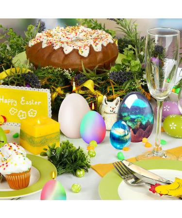Easter Egg Candle Mold - 3 Pcs Silicone DIY Craft Resin Mold for Handmade Candle Making, Fondant Cake, Aromatherapy, Chocolate, Soap & Candy - Buy Online on GoSupps.com