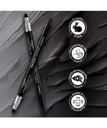 Ultime Pro Intense Gel Ka jal With Smudger & Sharpener - Black 1.2 G| Long Stay|Waterproof & Smudgeproof|One Swipe Smooth Application|3-In-1 Kaj al Eyeliner Smokey Eyeshadow Matte - Buy Online on GoSupps.com