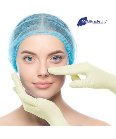 Surgical Gloves - Medium Powder Free Sterile Latex Disposable (Size 7, 50 Pairs) - Meditrade Gentle Skin for Surgery Operations and Medical Exam PPE - Buy Online on GoSupps.com