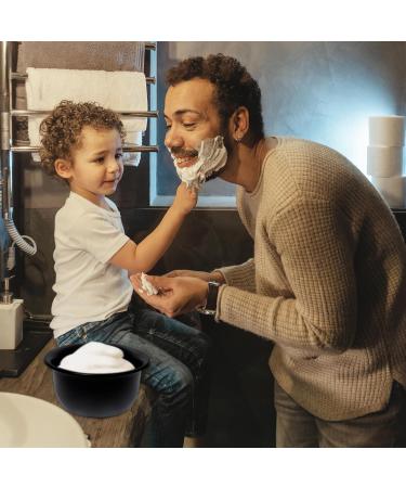 Qaziuy Black Shaving Foam for Men | Manual Shaving Cream Bowl & Brush | Premium Black Shaving Soap Cup - Buy Online on GoSupps.com