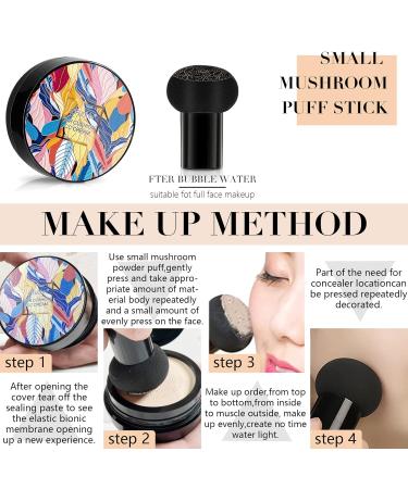 Mushroom Head Air Cushion CC Cream - Moisturizing Concealer Makeup for All Skin Types - Buy Online on GoSupps.com