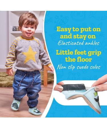 Whale Baby Shoes | Soft Sole Leather Toddler Shoes | Baby Walking Shoes 6-12 Months - Buy Online on GoSupps.com