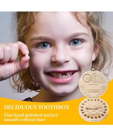 Personalized Tooth Box for Boys & Girls | Milk Tooth Jar with Tweezers | Perfect Baby Gift | 12.5x12x2.9cm - Buy Online on GoSupps.com