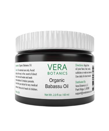 ORGANIC BABASSU OIL 100% Pure & Natural Unrefined Cold-Pressed For Face Dry Skin Nails Lips Body & Hair - Reduce Hair Breakage Even Out Skin Tone Therapeutic Massage