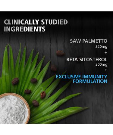 Urinozinc Prostate Plus: 2 Month Supply with Saw Palmetto & Beta Sitosterol for Prostate & Immune Health - 120 Count - Buy Online on GoSupps.com