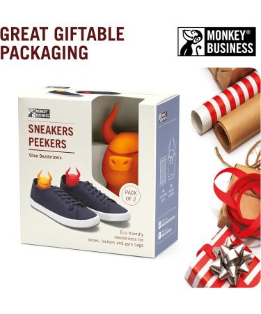 Monkey Business Shoe Odor Eliminators - Cute Bunny Deodorizers for Sneakers, Shoes & More - Buy Online on GoSupps.com