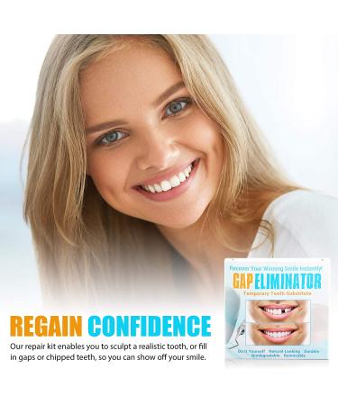 DIY Gap Eliminator Temporary Tooth Substitute Kit with Sculpting Tool - Buy Online on GoSupps.com