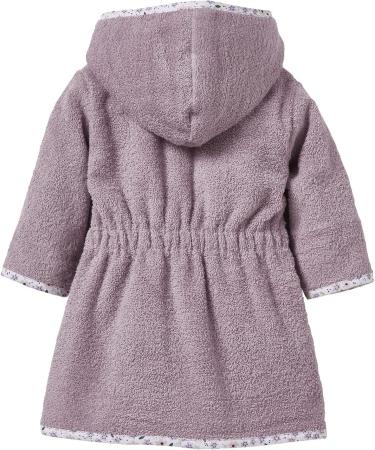 Buy Vertbaudet Girls Baby Bathrobe 'Flower Magic' Oeko-Tex 74 in Purple - Soft & Stylish Baby Robes for International Shipping - Buy Online on GoSupps.com