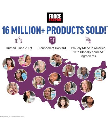 FORCE FACTOR Hair Growth Accelerator Soft Chews Lustriva & Biotin to Promote Thicker Stronger Fuller Hair Hair Growth Vitamins for Women + Amazing Ashwa Complete Calm with KSM-66 Ashwagandha - Buy Online on GoSupps.com