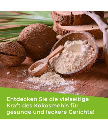 MeaVita Organic Coconut Flour 1 Pack (1 x 500 g) - Buy Online on GoSupps.com