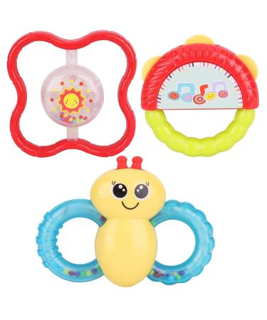 Toyland Baby & Toddler Teething Rattles - Random Assorted Designs for Ages 3m+ | Perfect Teething Toys - Buy Online on GoSupps.com