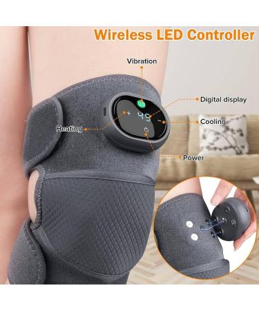 Dewedrt 3-in-1 Portable Massage Device | Knee Elbow & Shoulder Heat & Compression Relief - Buy Online on GoSupps.com