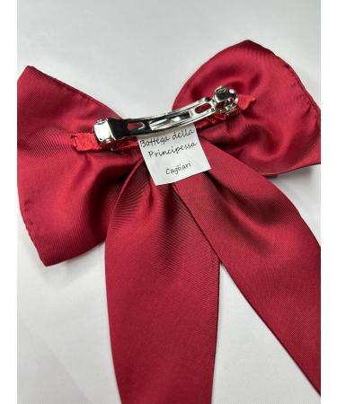 Bow for Hair Coquette-Handmade in Italy-Hair Clip for Women and Girls with Bow-French Closure - Buy Online on GoSupps.com