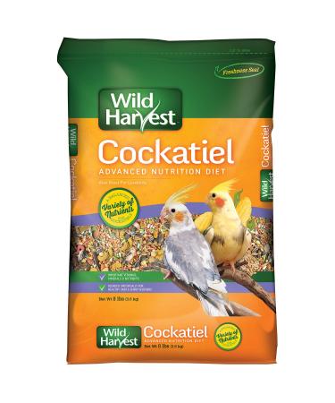 Wild Harvest Cockatiel Advanced Nutrition Diet, 8 Pound - Buy Online on GoSupps.com