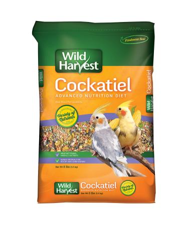 Wild Harvest Cockatiel Advanced Nutrition Diet, 8 Pound