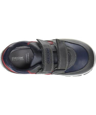 Geox Boy's B Heira Sneakers - 6 UK Child - Dark Grey Blue - Buy Online on GoSupps.com