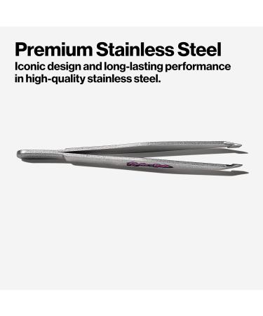 Revlon x Barbie Slant Tip Tweezer - Stainless Steel Hair Removal Tool - Buy Online on GoSupps.com