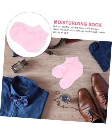 Healeved 2 Pairs Protective Socks Spa Gel Socks Foot Whitening Socks Breathable Socks Feet Cracked Socks Aloe Socks Heel Socks for Dry Cracked Feet Miss Women's Socks Elasticity Pink Sebs - Buy Online on GoSupps.com