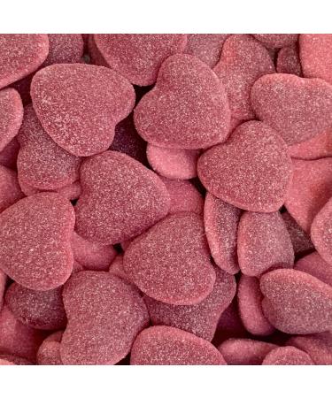 Red Shiny Hearts (Valentines) 500g Share Bag by The Gourmet Sweet Company