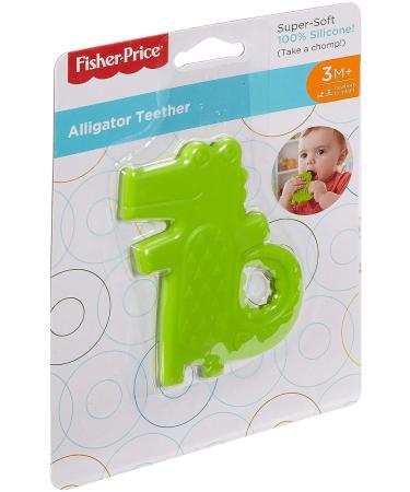 Fisher-Price Alligator Teether - Soothing and Safe Baby Teething Toy - Buy Online on GoSupps.com