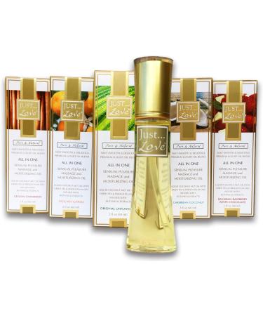 JUST Love All in One Sensual Pleasure Massage & Moisturizing Oil- Original Unflavored - Buy Online on GoSupps.com